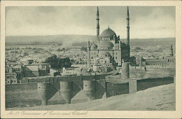 EGYPT - CAIRO - PANORAMA AND CITADEL - EDITION ZAGOS & CO. - 1930s (12681) - Kairo