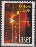 Sciences Et Techniques - FRANCE - Le Laser - N° 3424 - 2001 - Used Stamps