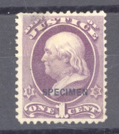 USA  -  Service  :  Yv  46  (*)  Specimen - Officials