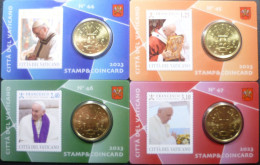 Vaticano - 50 Centesimi 2023 - Stamp & Coincard N. 44÷47 - UC# 6 - Vaticano
