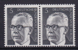 Berlin 359 Waagerechtes Paar Dr. Gustav Heinemann 5 Pf Postfrisch - Other & Unclassified
