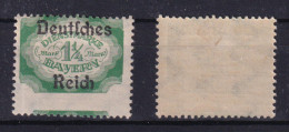 Deutsches Reich Dienst D 47 Einzelmarke 1 1/4 Mark Mit Falz Markenbild Versetzt - Service