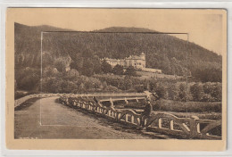 Busteni - Castelul Cantacuzino - (Carte Postala Cu Burduf) - Rumänien