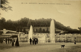 CPA. SAINT CLOUD - Bassin Du Fer à Cheval, Jardin Du Trocadéro (n° 26) - Saint Cloud