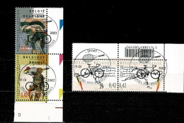 2002 3052/3055  Postfris Met 1édag Stempel : HEEL MOOI ! MNH Avec Cachet 1er Jour Sports : Cyclisme / Tennis - Unused Stamps