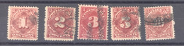 USA  -  Taxes  :  Yv  22-26  (o)     ,    N2 - Postage Due