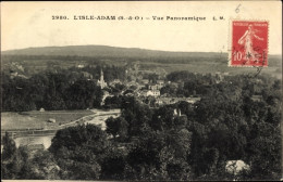 CPA L'Isle Adam Val D'Oise, Panoramablick - Andere & Zonder Classificatie