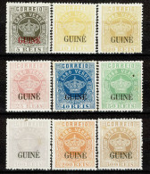 Guiné, 1885, # 10/8, Reprints, MNG - Guinea Portoghese