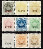 Guiné, 1885, # 10/8, Reprints, MNG - Portuguese Guinea