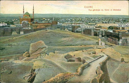 EGYPT - CAIRO / CAIRE - VUE GENERELA DU CAIRE ET MOKATAM - 1910s (12683) - El Cairo