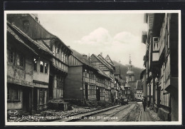 AK Stolberg Im Harz, Alte Häuser In Der Rittergasse  - Stolberg (Harz)