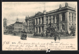 AK Berlin, Kgl. Marstall Und Schlossbrunnen  - Mitte