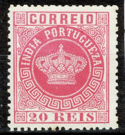 India, 1885, # 58, Reprint, MNG - Portuguese India