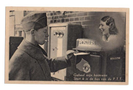 Un Soldat Hollandais Poste Une Lettre à Sa Femme - BOITE AUX LETTRES - Geheel Mijn Heimwee - Animée - Personaggi