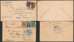 Lot De 2 Lettre De République De Cuba (1925 Et 1937) > Etat Major à Hasselt, Belgique / Cachet De Départ - Rural Post