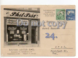 Phil-Bát Bélyegbolt Bátori Artúr Emil Budapest Városház U. 14. Philately Stamps - Hungary