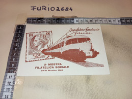 MX00280 FIRENZE 1960 TIMBRO ANNULLO 2° MOSTRA FILATELICA DOPOLAVORO FERROVIARIO - 1946-60: Poststempel