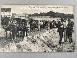 FOREST - VORST  -Attelage - Travaux De Terrassement Et De Pavage  - J. Lucas , Forest  - éd. F.De Clerck - Vorst - Forest