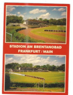 GERMANY  STADIUM  POSTCARD   FRANKFURT STADION BRENTANOBAD - Estadios