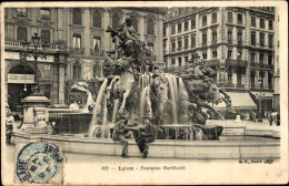 CPA Lyon Rhône, Fontaine Bartholdi - Autres & Non Classés