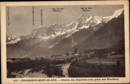 CPA Chamonix Mont Blanc Haute Savoie, Chaine Des Aiguilles - Other & Unclassified