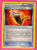 Carte Pokemon Francaise 2016 Xy Rupture Turbo 99/122 Ceinture Furie Combative Bon Etat - Promos