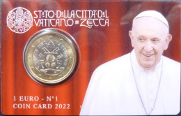 Vaticano - 1 Euro 2022 - Coincard N. 1 - UC# 7 - Vatikan
