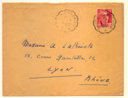Rare Convoyeur Ligne "BOURG A AMBERIEU" Gandon Du 5/4/1951 Indice Pothion=9 - Paiement Par MANGOPAY Uniquement - Railway Post
