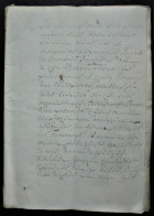 Manuscript NIEUWPOORT Anno 1734: Denombrement Leen (d'Ongnies / Preud'Homme D'Hailly De Nieuport) - Manuscritos