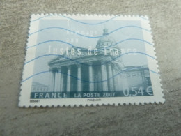 Hommage Aux Justes De France - Le Panthéon - 0.54 € - Yt 4000 - Multicolore - Oblitéré - Année 2007 - - Usados
