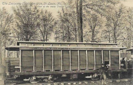 The Louisiana Exhibition 1904 - Saint Louis - One Of Many Trolley Cars - Card In Very Good Condition! - St Louis – Missouri