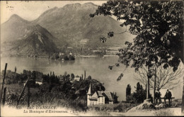 CPA Annecy Haute Savoie, See, La Montagne D'Entrevernes - Altri & Non Classificati