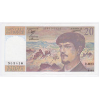 Billet France 20 Francs Debussy 1988, R.023 N°565416, Neuf, Lartdesgents - 20 F 1980-1997 ''Debussy''