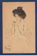 CPA Kirchner Raphaël Art Nouveau Femme Girl Woman Non Circulée Cigarette - Kirchner, Raphael