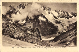 CPA Chamonix Mont Blanc Haute Savoie, Le Cabane Du Requin, L'Aiguille Verte, Glacier De Talefre - Other & Unclassified