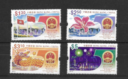 Hong Kong 1999 MNH 50th Anniv Of People's Repubic Of China Sg 969/72 - Nuovi