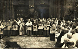 2451- CHAMBERY - MANIFESTATION RELIGIEUSE Lors Du Décés De L'Evêque à La Cathédrale - Carte Photo - Cachet Grimal - N° 1 - Chambery