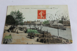 Paris - La Seine Et Le Port Saint Nicolas - 1907 - Sonstige Sehenswürdigkeiten