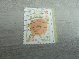 Année Lunaire Chinoise Du Cochon - Tvp Lettre 20g. - Yt 4001 - Multicolore - Oblitéré - Année 2007 - - Used Stamps