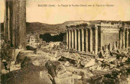 Liban - Baalbeck - Le Temple De Bacchus Avec La Vue De La Citadelle - Antiquité - CPA - Voir Scans Recto-Verso - Libanon