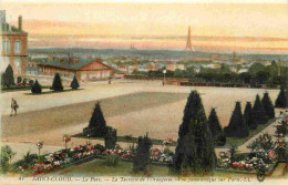 92 - Saint Cloud - Le Parc - La Terrasse De L'Orangerie - Vue Panoramique Sur Paris - Colorisée - CPA - Voir Scans Recto - Saint Cloud