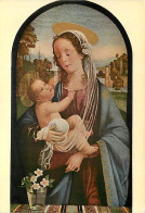 Art - Peinture Religieuse - Domenico Ghirlandajo - La Vierge à L'Eglantine - Musée De Lille - CPM - Carte Neuve - Voir S - Schilderijen, Gebrandschilderd Glas En Beeldjes