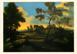 Art - Peinture - Gaspard Dughet  - Paysage Avec Une Lavandière - CPM - Carte Neuve - Voir Scans Recto-Verso - Schilderijen
