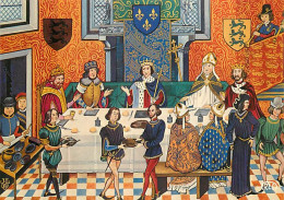 Art - Peinture Histoire - J L Boncoeur - Aubrege Des Trois Rois - La Légende Dit : Philippe Auguste, Richard Cœur De Lio - History