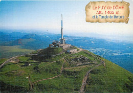 63 - Le Puy De Dome - Vue Aérienne - Le Premier Observatoire Au Monde Fût Construit Sur Ce Sommet - CPM - Carte Neuve -  - Autres & Non Classés
