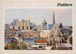 86 - Poitiers - Vue Générale - L'Eglise Sainte Radegonde - La Cathédrale Saint Pierre - CPM - Voir Scans Recto-Verso - Poitiers