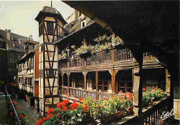 67 - Strasbourg - La Cour Et L'ancienne Hostellerie Du Corbeau - Flamme Postale - Fleurs - CPM - Voir Scans Recto-Verso - Strasbourg