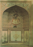 INDE - Wall Painting On Gate - Leading To City Palace - Jaipur - Vue De L'intérieure - Carte Postale - Inde
