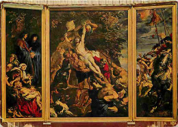 Art - Peinture Religieuse - P P Rubens - L'Erection De La Croix - CPM - Voir Scans Recto-Verso - Quadri, Vetrate E Statue