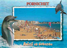 44 - Pornichet - Dans Le Prolongement De Celle De La Baule La Superbe Plage - Dauphins - CPM - Voir Scans Recto-Verso - Pornichet